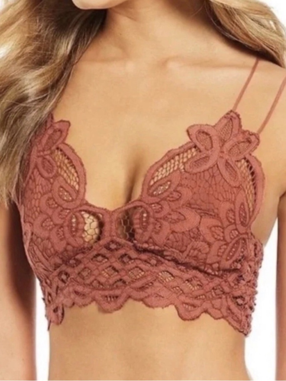 Free People Floral Lace Adella Bralette
